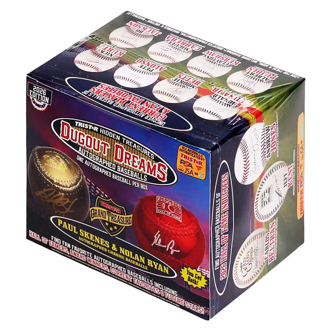 2026 Tristar Hidden Treasures Dugout Dreams Autographed Baseball Box