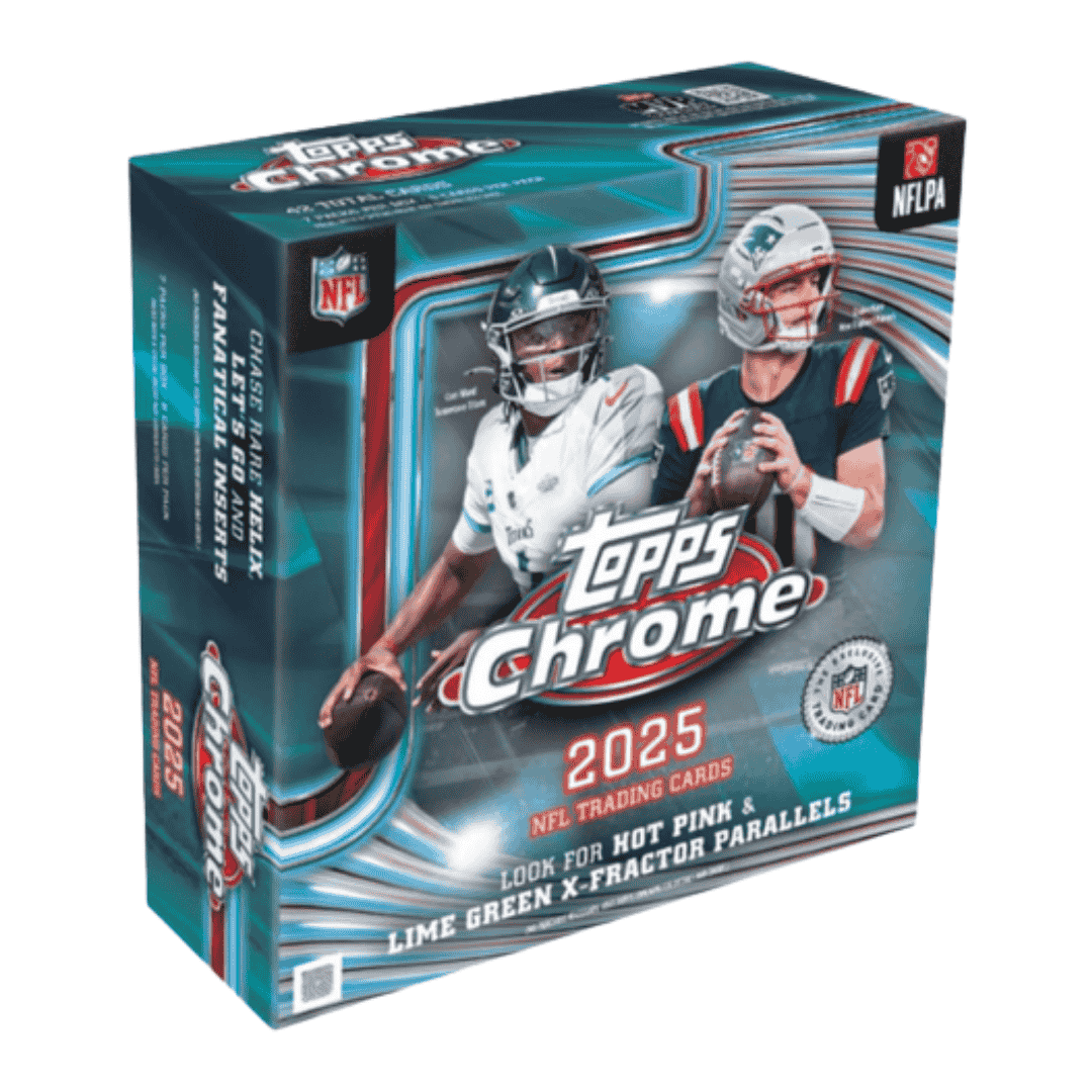 2025 Topps Chrome Football Mega Box